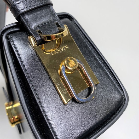 LANVIN Black 'Pencil Bag' in Calf - Picture 6 of 14